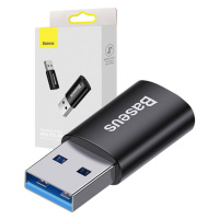 Baseus Ingenuity adaptér USB-A na USB-C OTG (černý)