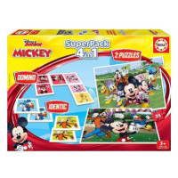 Educa Soubor her Mickey a přátelé 4v1