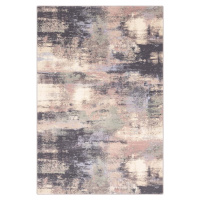 Světle růžový vlněný koberec 133x180 cm Fizz – Agnella
