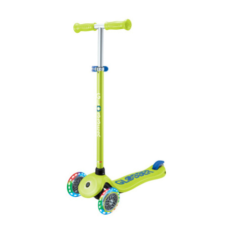 Globber Dětská tříkolová koloběžka Primo Plus V2 - svítící kola - zelená