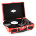 Auna Peggy Sue, červený, retro gramofon, vinyl LP, USB, line out