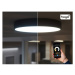 Panlux Přisazené LED svítidlo Verona Circle Smart černá, pr. 28,3 cm, IP54