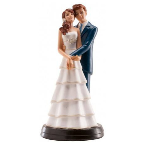 Svatební figurka na dort 18cm něžné objetí - Dekora