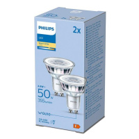 Philips SADA 2x LED Žárovka Philips GU10/4,6W/230V 2700K