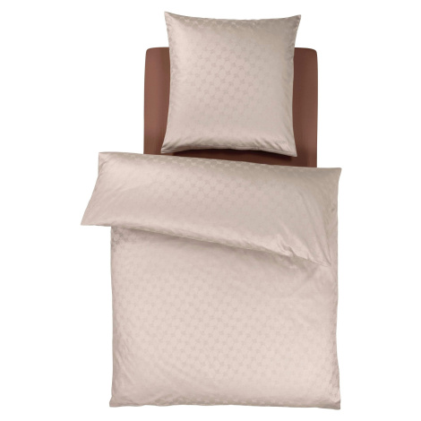 Joop! Sada povlečení CORNFLOWER 50 x 70 cm a 140 x 200 cm, písková