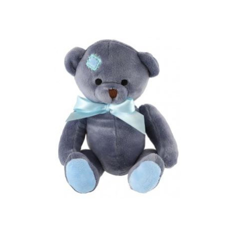 Medvěd sedící s mašlí plyš 20cm modrý Teddies