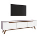 Sofahouse Designový TV stolek Eilis 180 cm ořech bílý
