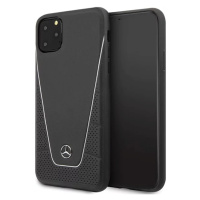 Kryt Mercedes - Apple iPhone 11 Pro Max Hard Case Pattern Line Leather - Black (MEHCN65CLSSI)