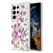 Guess GUHCS23LHCFWST hard silikonové pouzdro Samsung Galaxy S23 ULTRA 5G white Flower Collection