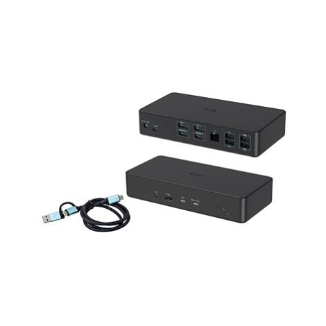 i-tec USB 3.0/USB-C/Thunderbolt 3 Professional Dual 4K Display Docking Station Gen2, PD 100W