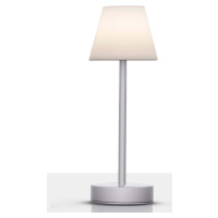 Bílo-šedá stolní lampa 32 cm Divina - Tomasucci
