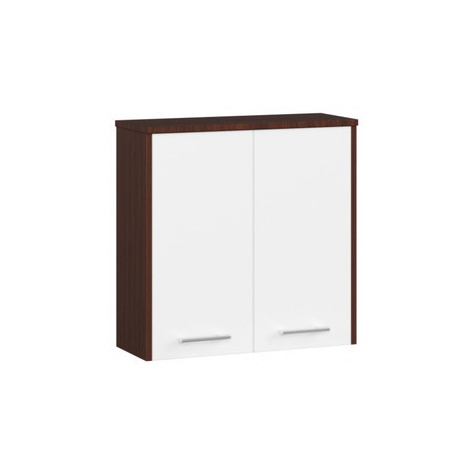 Koupelnová závěsná skříňka FIN W60 2D-wenge/bílá Akord