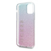 Guess GUHCN65PCUGLPBL hard silikonové pouzdro iPhone 11 Pro Max Pink-blue Glitter Gradient