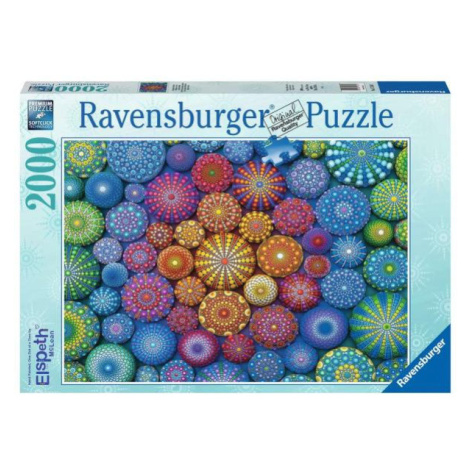 Puzzle 2000 dílků Duhové mandaly RAVENSBURGER