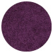 Ayyildiz koberce Kusový koberec Life Shaggy 1500 lila kruh Rozměry koberců: 80x80 (průměr) kruh