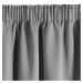 Krásné šedé závěsy v jednobarevné kombinaci 135 x 270 cm