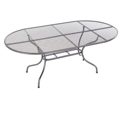 DEOKORK Kovový stůl oválný 160 x 95 cm