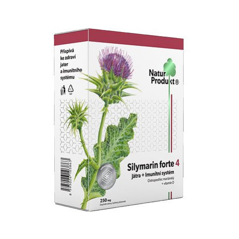 Silymarin forte 4 - Imunitní systém, Naturprodukt 40 tbl.