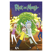 Plakát, Obraz - Rick & Morty - Portal, (61 x 91.5 cm)