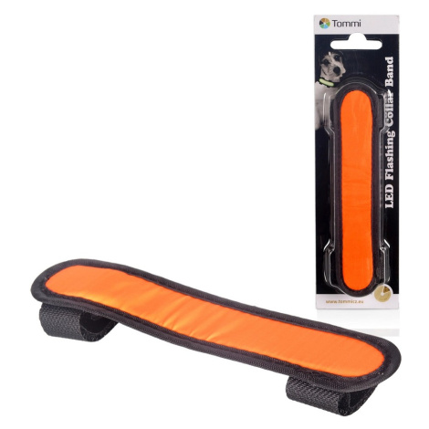 LED pásek na obojek 15cm/ oranžový 02471 Tommi