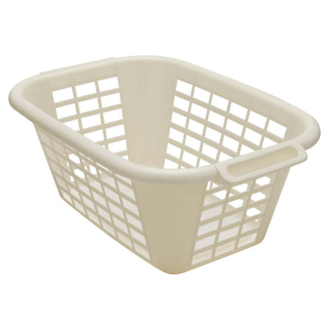 Krémový koš na prádlo Addis Rect Laundry Basket, 40 l