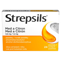 Strepsils Med a citron 24 pastilek