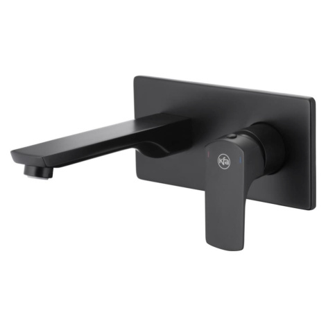 KFA Armatura 5539-810-81- Umyvadlová baterie pro podom. inst. MOKAIT mosaz/černá 5539-810-81