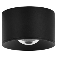 Zambelis LED venkovní stropní reflektor S133 Ø 6,5 cm, pískově černý
