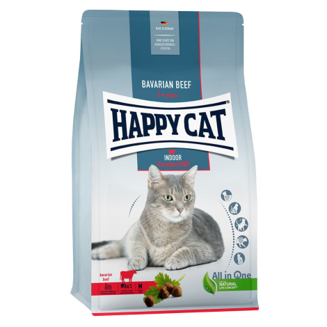 Happy Cat Indoor Adult hovězí z předhůří Alp 3 × 4 kg