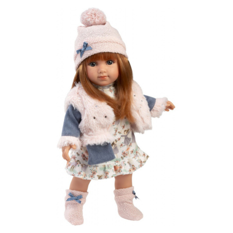 Rappa Llorens 53555 Nicole – realistická panenka s měkkým látkovým tělem – 35 cm