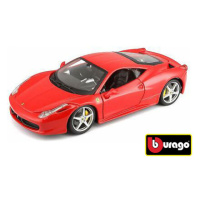 Bburago 1:24 Ferrari 458 Italia červená 18-26003