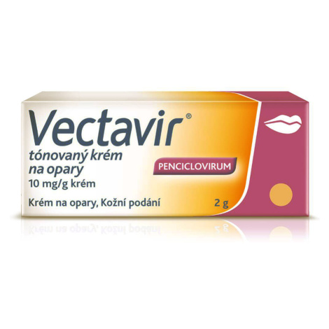 Vectavir tónovaný krém na opary 2g