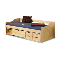 HALMAR Dřevěná postel Maxima borovice
