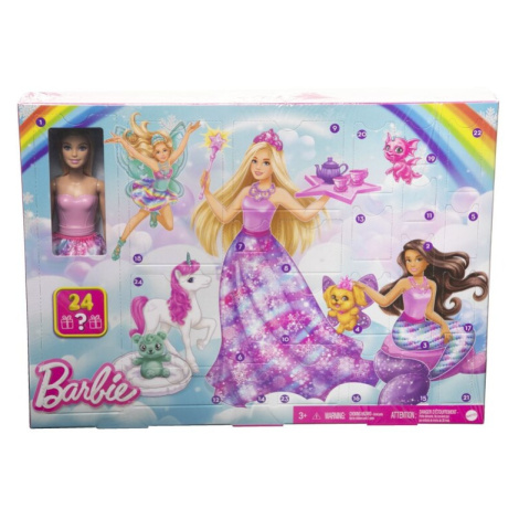MATTEL - Barbie pohádkový adventní kalendář 2023