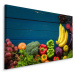 MyBestHome BOX Plátno Zelenina A Ovoce Na Stole Varianta: 90x60