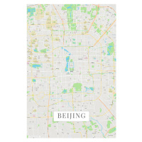 Mapa Peking color, 26.7 × 40 cm