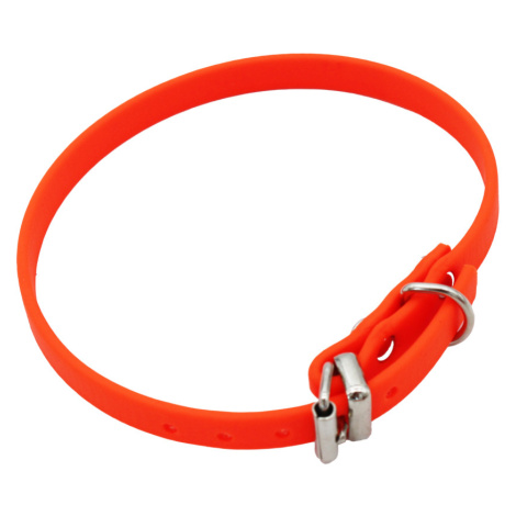 Heim Biothane® nýtovaný obojek, oranžová - obvod krku 32 - 39 cm, šířka 13 mm