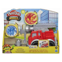 Play doh hasičské auto s modelínou, hasbro f0649