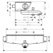 HANSGROHE Ecostat Select Termostatická vanová baterie, bílá/chrom 13141400