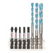 BOSCH Hex-9 MultiConstruction 5/6/8mm; Impact Power Bit 50mm PH2, PZ2, T20, T25, T30 2.608.577.1