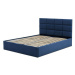 Čalouněná postel TORES bez matrace rozměr 160x200 cm Světle šedá