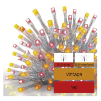 Standard LED spojovací řetěz pulzující – rampouchy, 2,5 m, venkovní, červená/vintage