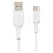 Belkin BOOST Charge USB-C/USB-A kabel, 2m, bílý