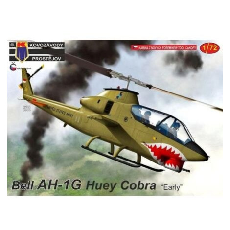 Kovozávody Prostějov Bell AH-1G Huey Cobra Early 3x camo 1:72