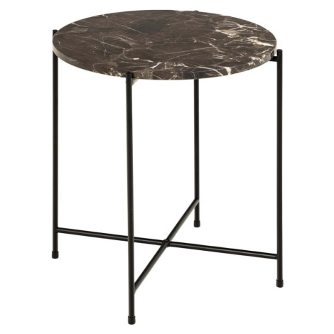 Kulatý odkládací stolek s mramorovou deskou ø 42 cm Avila – Actona