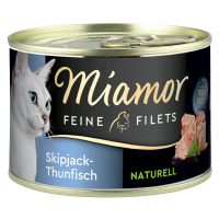 Miamor Feine Filets Naturelle 24 x 156 g - Tuňák pruhovaný