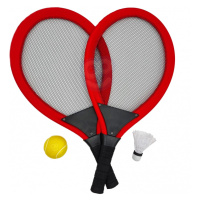 Woopie Velké tenisové rakety Badminton pro děti Set + Shuttle Ball