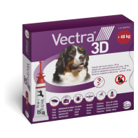 Vectra 3D spot-on pro psy > 40 kg - 6 pipet x 8 ml