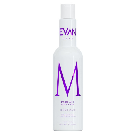 Evan Pure Care Blond Mask - maska ​​pro blond vlasy, neutralizuje žlutý nádech, 500 ml