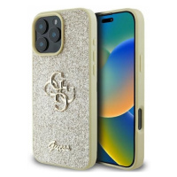 Guess GUHCP16LHG4SGD iPhone 16 Pro 6.3 zlatá/gold hardcase Fixed Glitter B